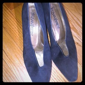 Yves Saint Laurent 2" Leather Heels